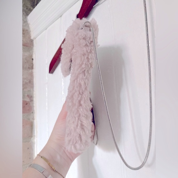 *3 for $20* NWOT Teddy Crossbody bag, pale pink, silver-toned chain, A New Day - Picture 5 of 10